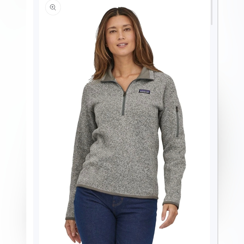 Womens Patagonia Better Sweater Quarter-Zip Fleece Pullover
